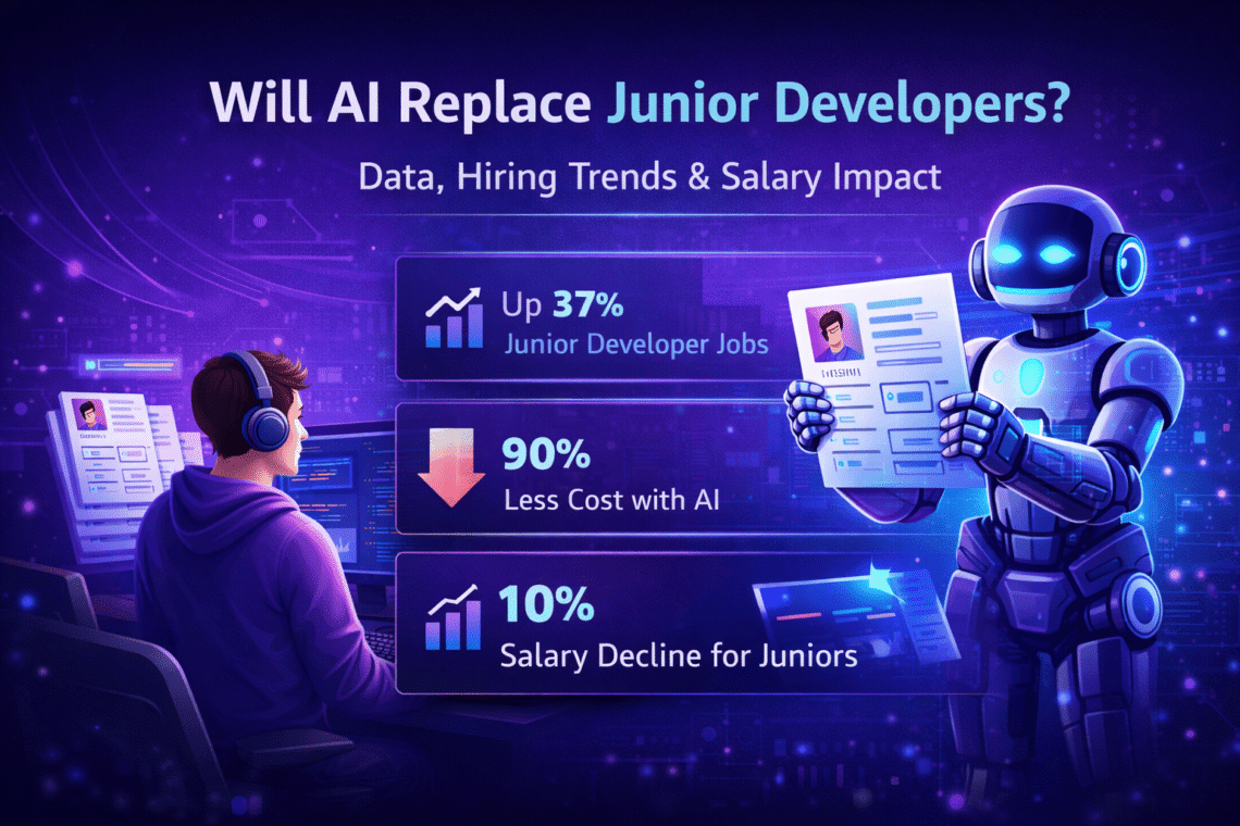 Will AI Replace Junior Developers Data, Hiring Trends & Salary Impact