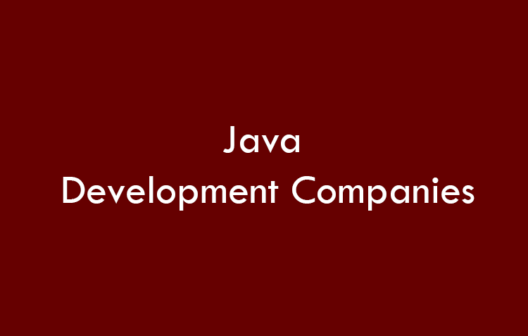 Java Development Companies 2026