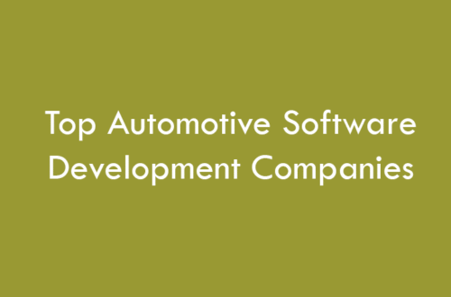 Top Automotive Software Development Companies 2026