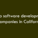 Top software development companies in California